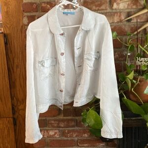 JOHNNY WAS Bohemian-Inspired Long Sleeve Light-Weight Jacket       SIZE XL